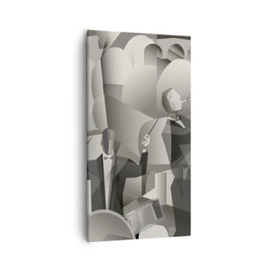 Obraz na plátne - V priestore zvukov - 55x100 cm