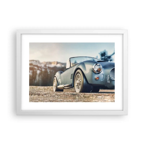 Plagát v bielom ráme - Pretože na štýle záleží - 40x30 cm