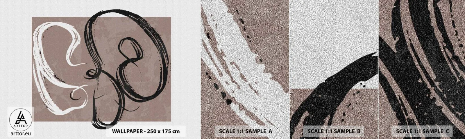 Vzorka fototapety Premium Sand - Kompozícia – hľadanie úplnosti - Minimalizmus, Kus, Abstrakcia - 100x30 cm