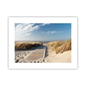 Plagát - Za dunou, v šumení trávy - 40x30 cm