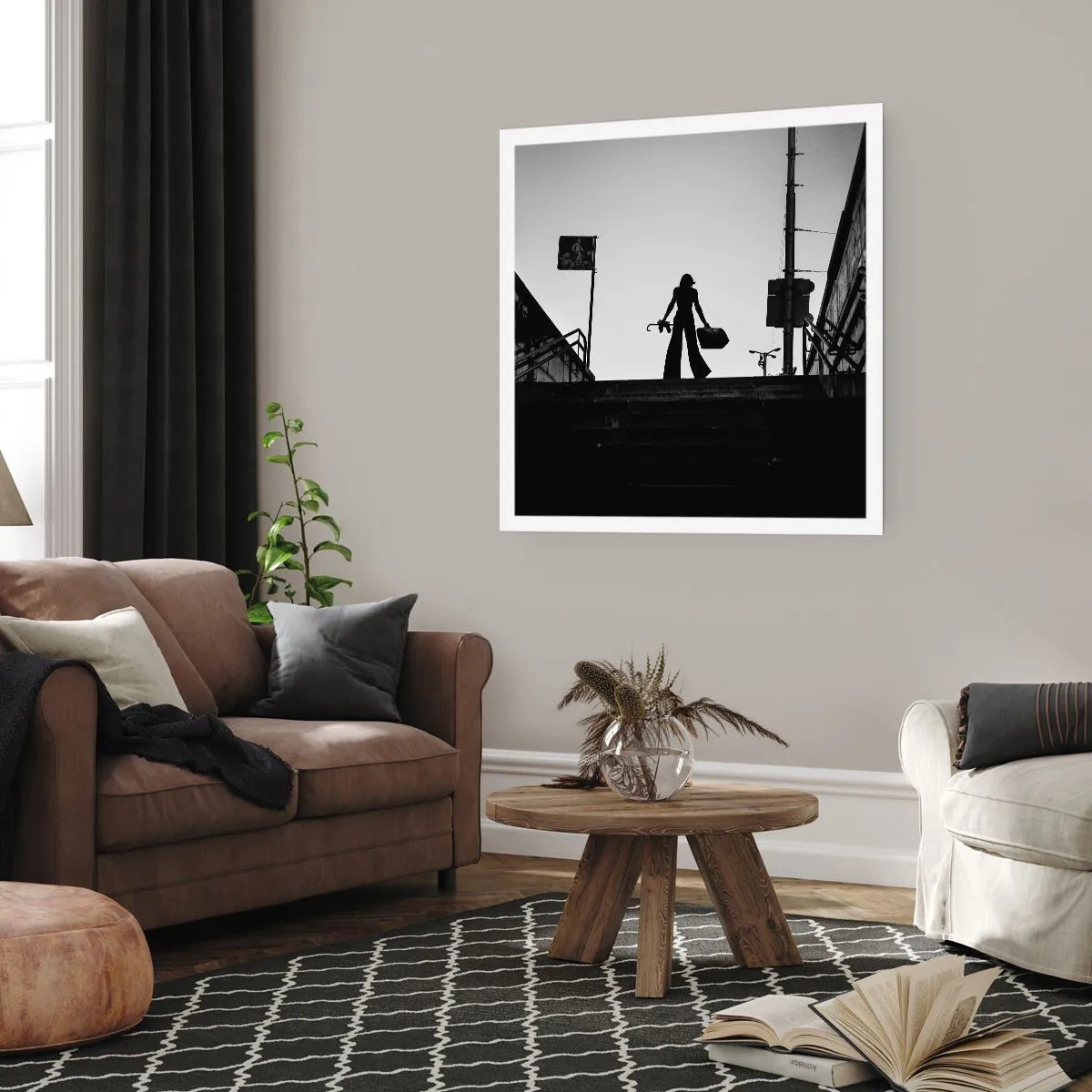 Plagát - Mestská cesta - 40x40 cm