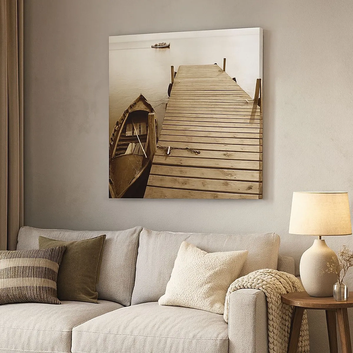 Obraz na plátne - Veľký pokoj - 30x30 cm