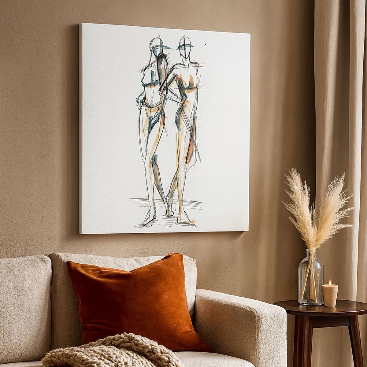 Obraz na plátne - Štúdia šarmu - 30x30 cm