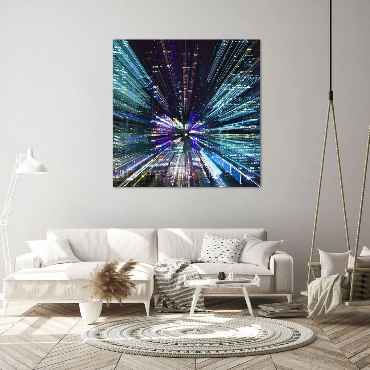 Obraz na plátne - Prechod do hyperpriestoru - 50x50 cm