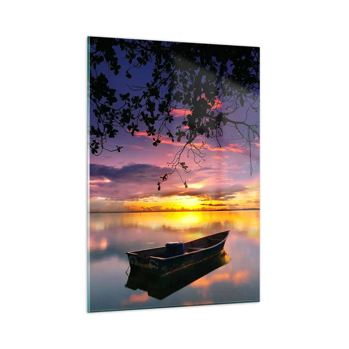 Obraz na skle - „Zdá sa, že visíš uprostred neba…“ - 50x70 cm