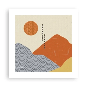 Plagát - V japonskom duchu - 40x40 cm
