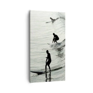 Obraz na plátne - Vlne v ústrety - 55x100 cm