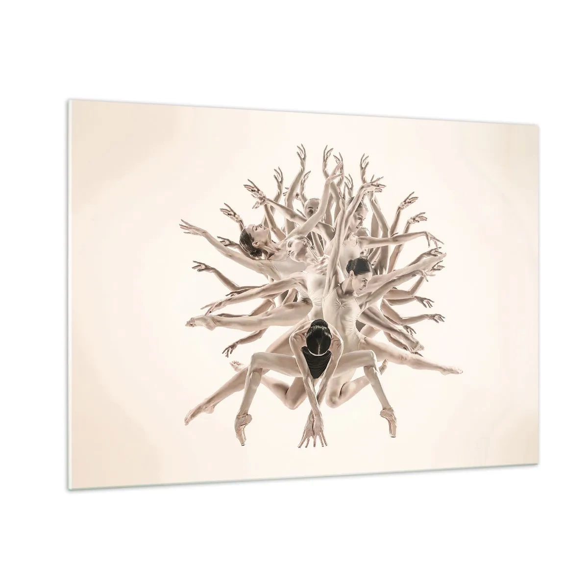 Obraz na skle - Rozkvet v tanci - 100x70 cm