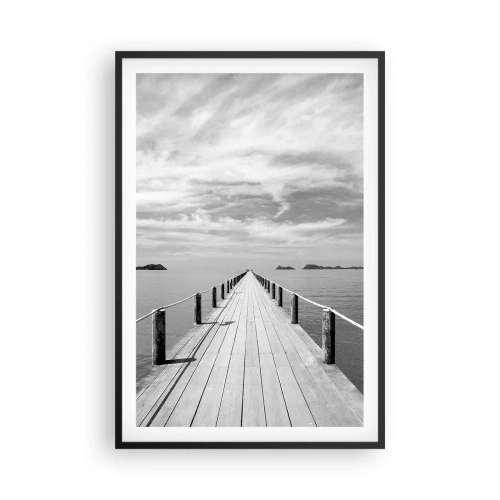 Plagát v čiernom ráme - Čo tak cesta… - 61x91 cm