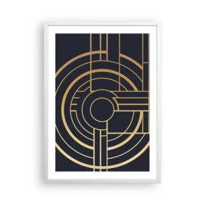 Plagát v bielom ráme - Obraty udalosti - 50x70 cm