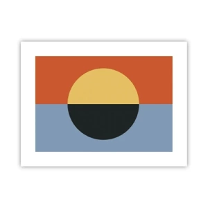 Plagát - Kompozícia tepla a chladu - 40x30 cm