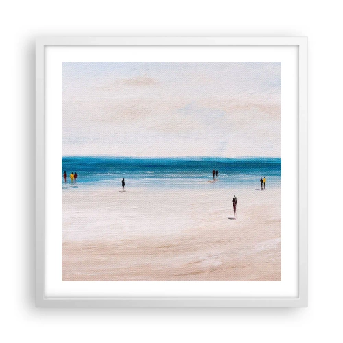 Plagát v bielom ráme - Prirodzená potreba - 50x50 cm