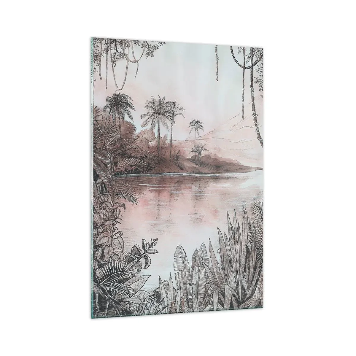 Obraz na skle - Denník cestovateľa z 19. storočia - 70x100 cm