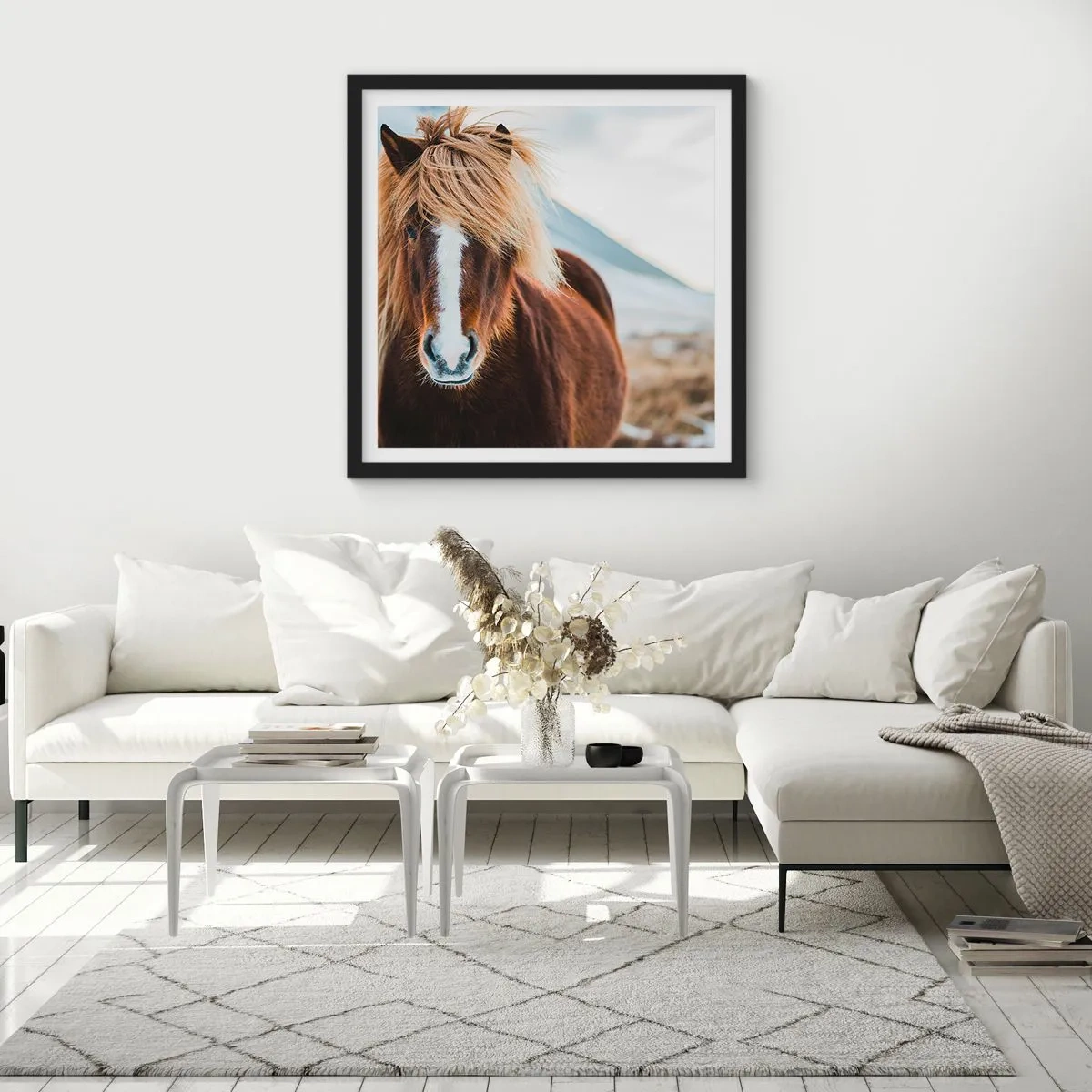 Plagát v čiernom ráme - Cítiš slobodu? - 40x40 cm