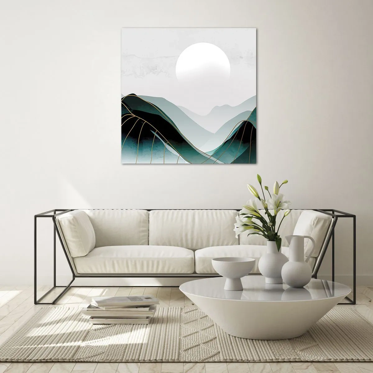 Obraz na skle - V plnom majestáte - 60x60 cm