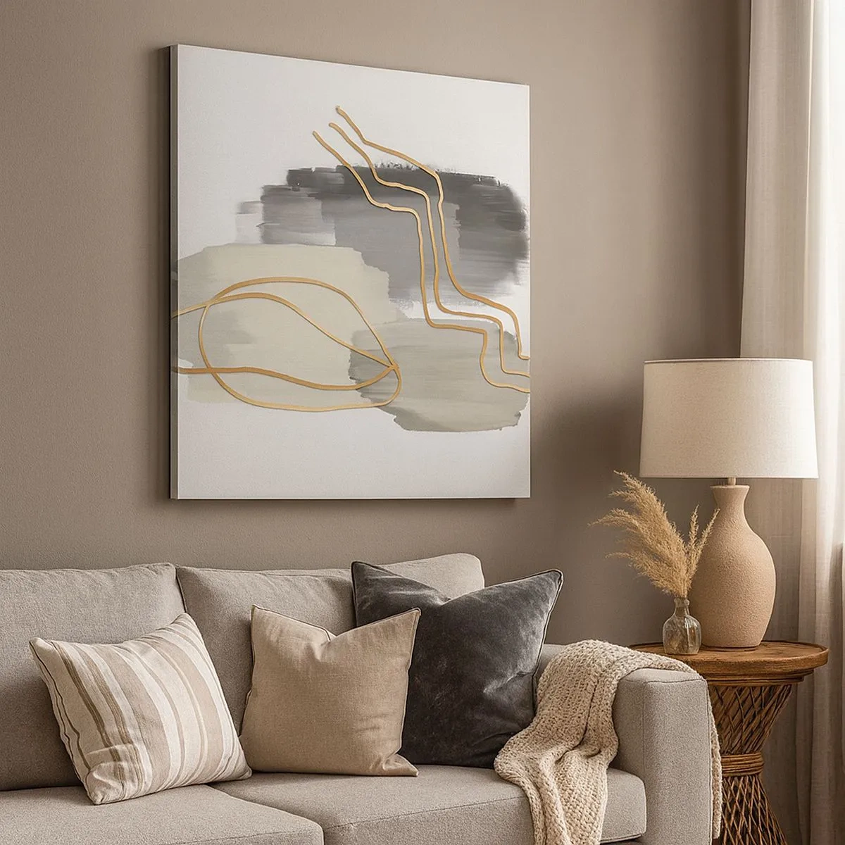 Obraz na plátne - Trvanie a pohyb - 30x30 cm