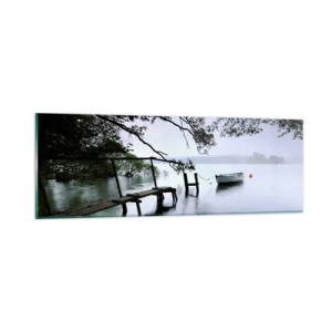 Obraz na skle - Už odpočívaš - 90x30 cm