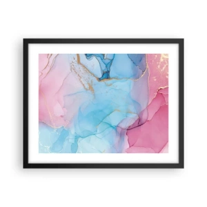 Plagát v čiernom ráme - Stretávanie a prelínanie - 50x40 cm