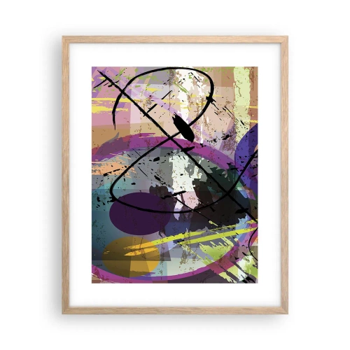 Plagát v ráme zo svetlého duba - Možno priamo alebo okolo - 40x50 cm