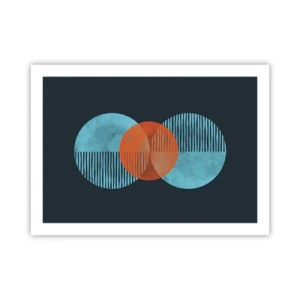 Plagát - Symetrická kompozícia - 70x50 cm