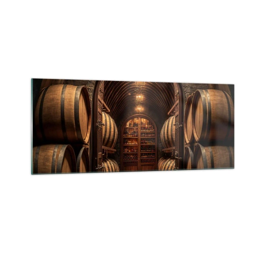 Obraz na skle - Nádherná pivnica - 100x40 cm