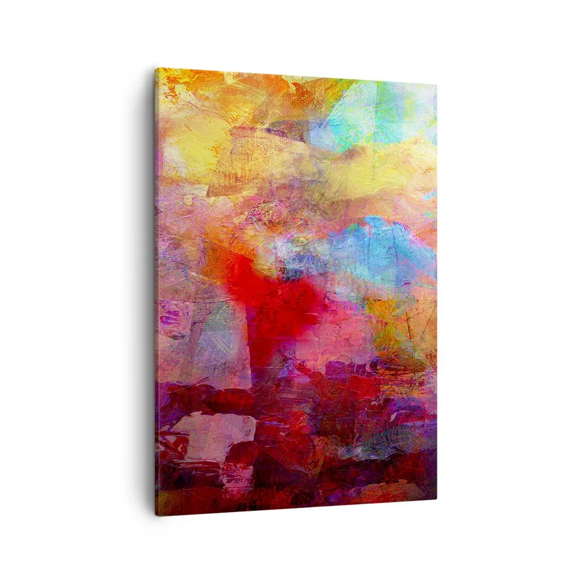 Obraz na plátne - Pozrieť sa doprostred dúhy - 50x70 cm