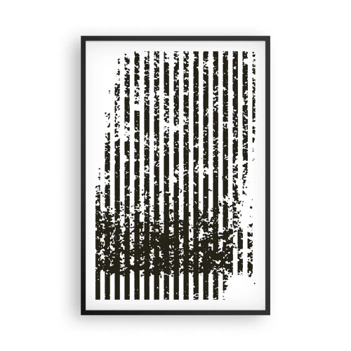 Plagát v čiernom ráme - Rytmus a šum - 61x91 cm