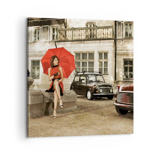 Obraz na plátne - Sentimentálne mini cestovanie - 60x60 cm