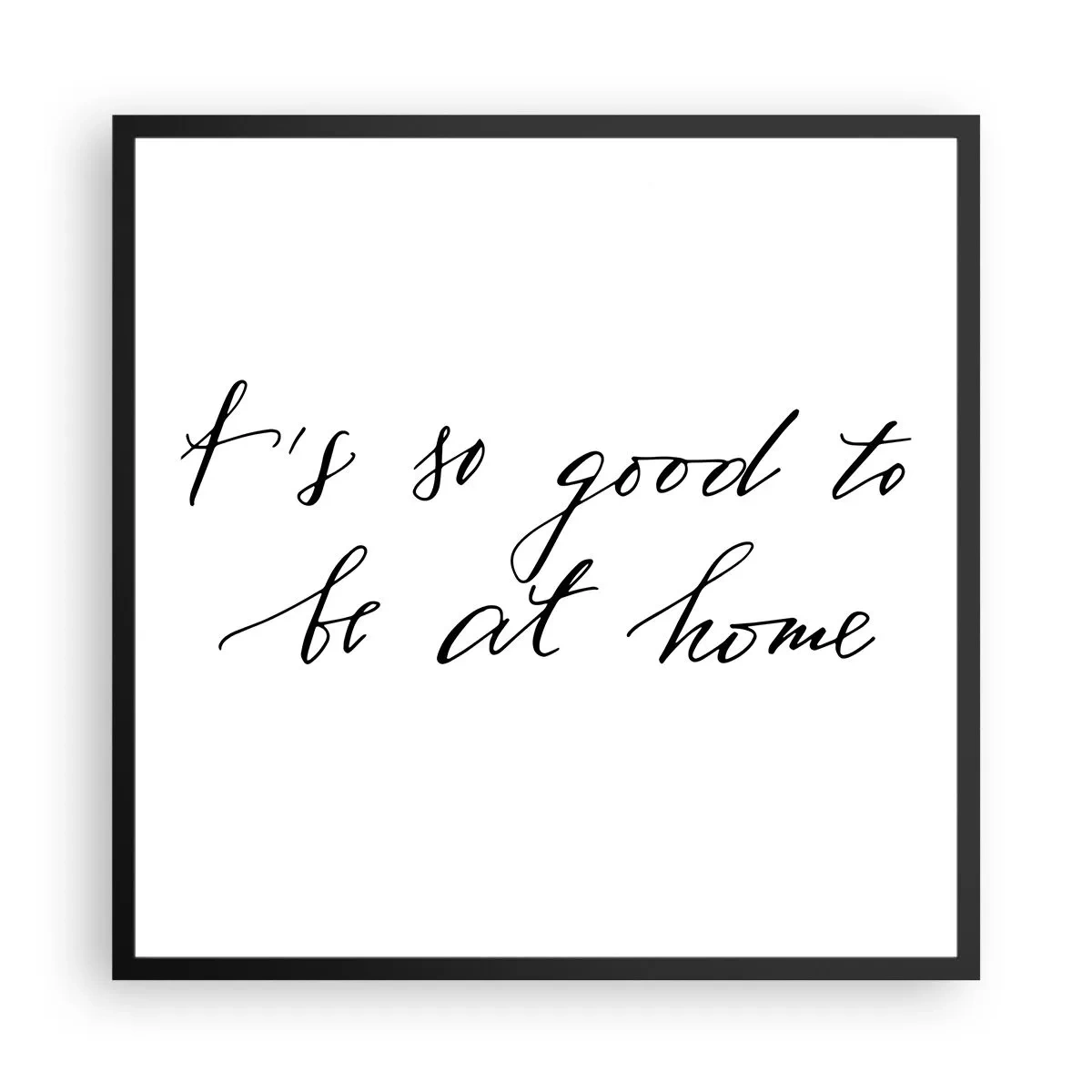 Plagát v čiernom ráme - Celá pravda - 60x60 cm