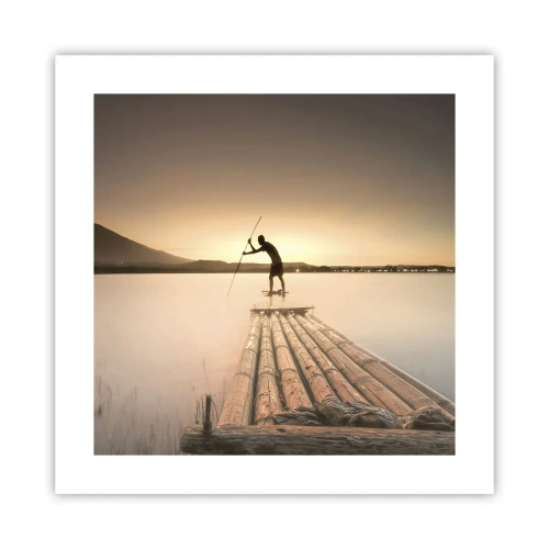 Plagát - Pred odpočinkom - 40x40 cm