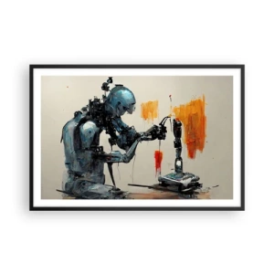 Plagát v čiernom ráme - Už zajtra… - 91x61 cm