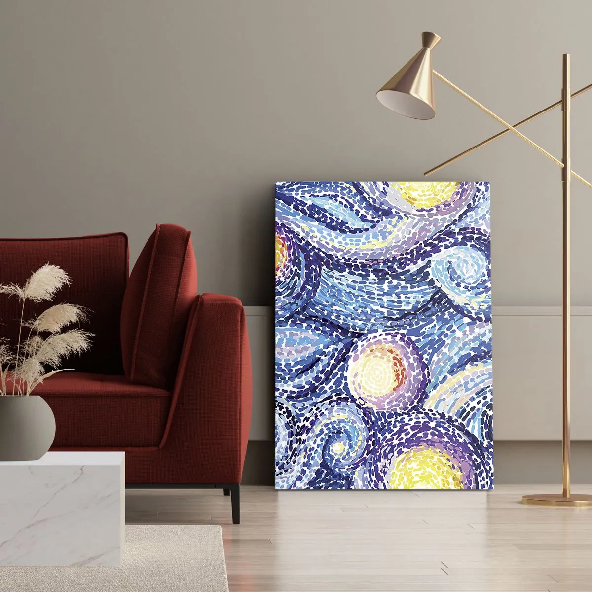 Obraz na plátne - Z obrazu van Gogha - 50x70 cm