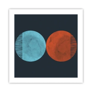 Plagát - Iba geometria? - 50x50 cm