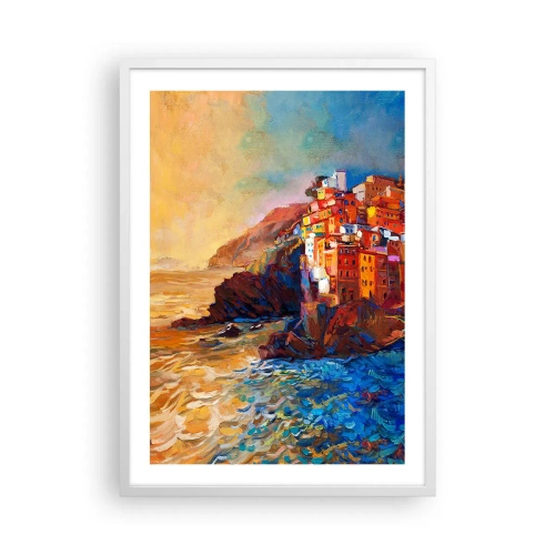 Plagát v bielom ráme - Taliansky nádych - 50x70 cm