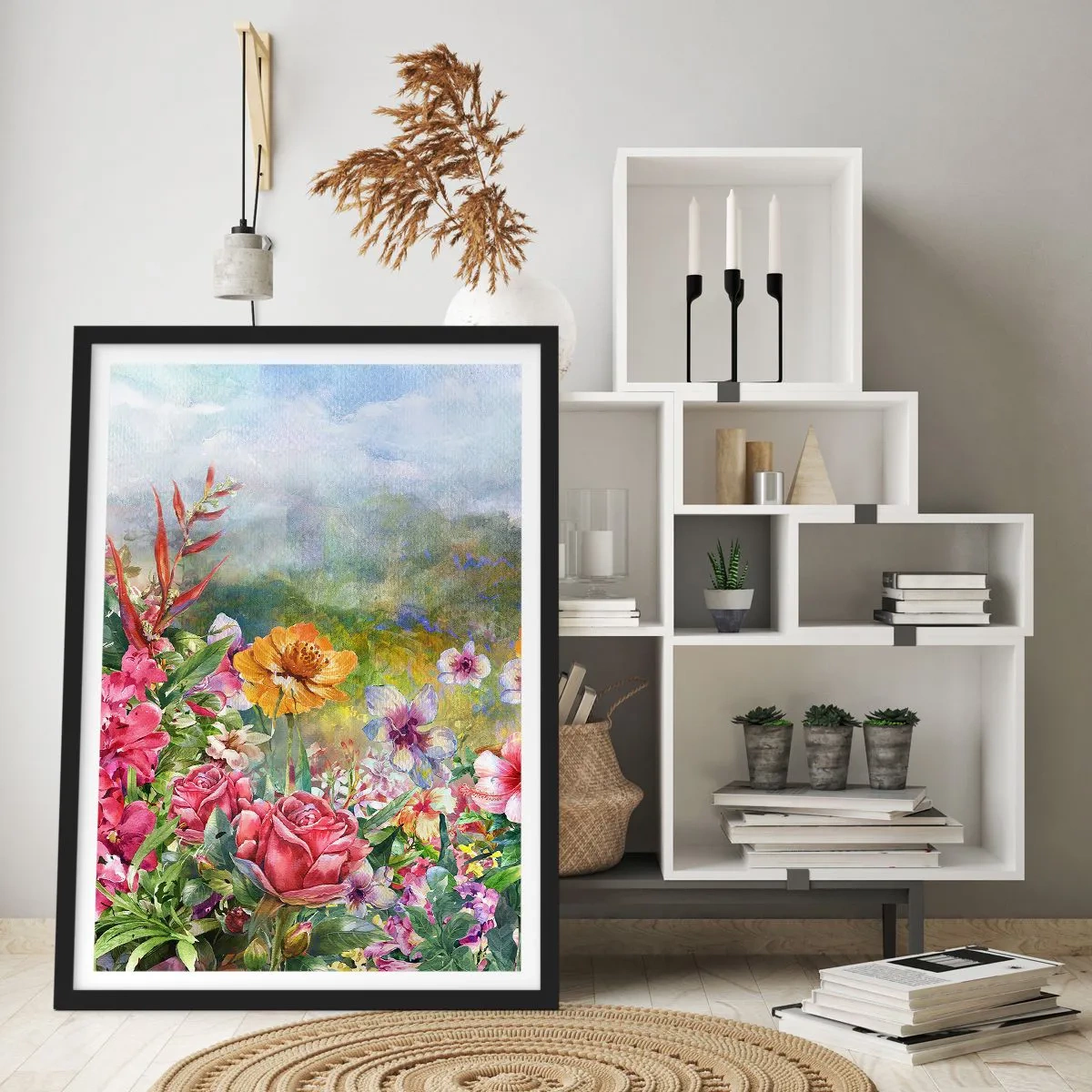 Plagát v čiernom ráme - Záhrada, ktorá sa zbláznila - 61x91 cm