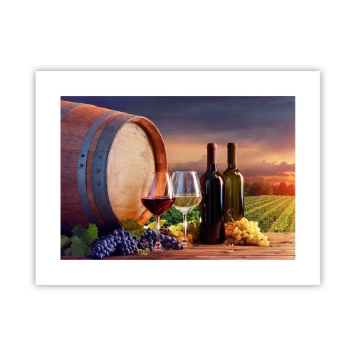 Plagát - Tu má život chuť - 40x30 cm