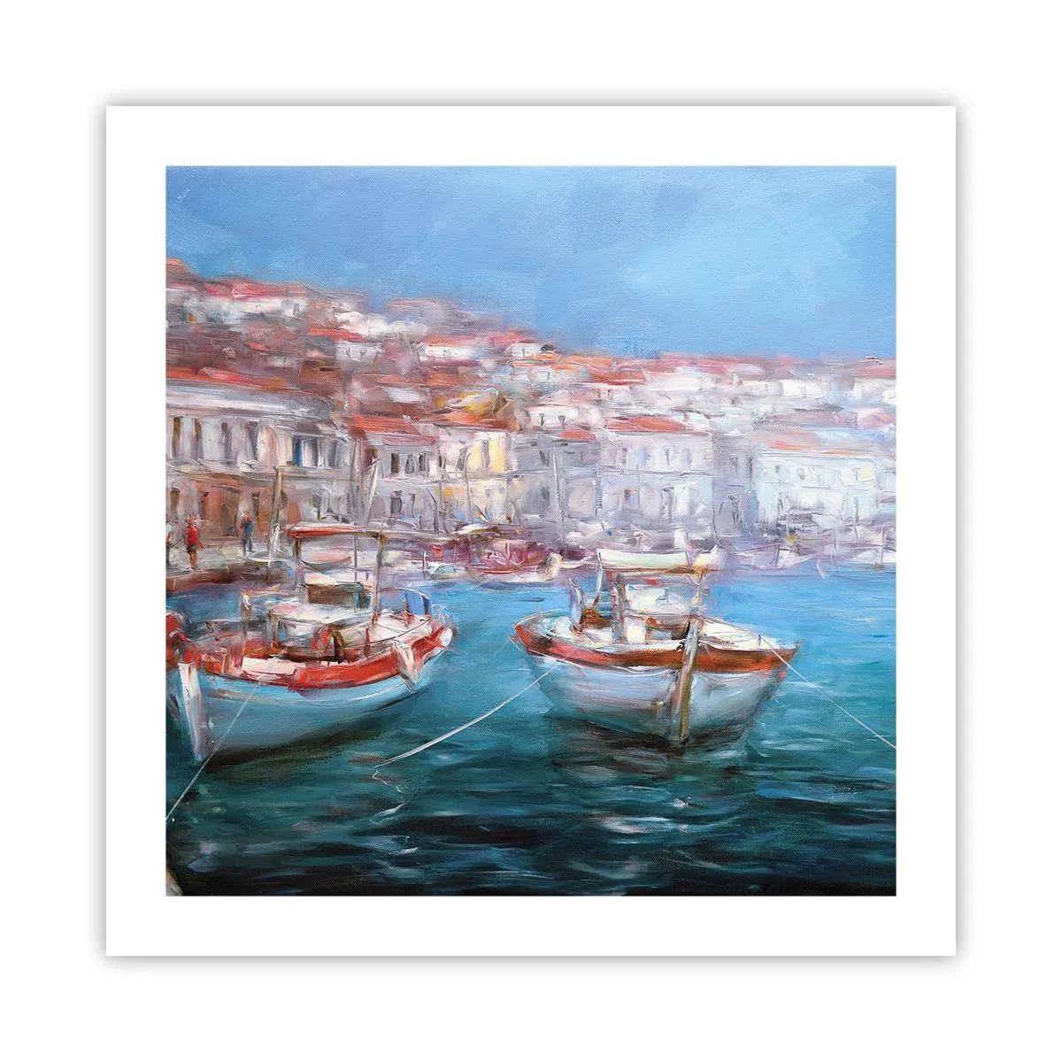Plagát - Taliansky záliv - 50x50 cm