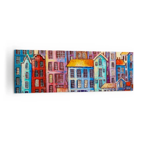 Obraz na plátne - Mesto ako z rozprávky - 160x50 cm