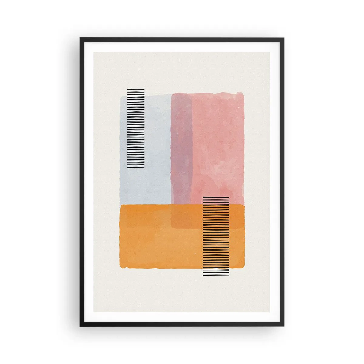 Plagát v čiernom ráme - Z rohu do rohu - 70x100 cm