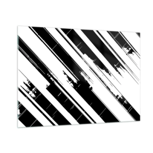 Obraz na skle - Intenzívna a dynamická kompozícia - 100x70 cm