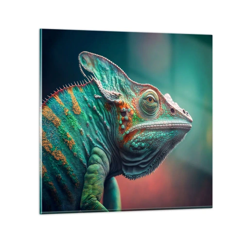 Obraz na skle - Vidíš ma? To nie je dobre… - 30x30 cm