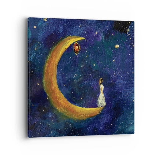 Obraz na plátne - Volanie sveta - 40x40 cm