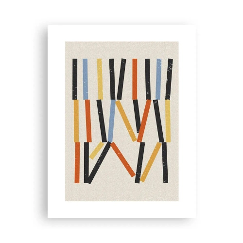 Plagát - Kompozícia na úrovni - 30x40 cm