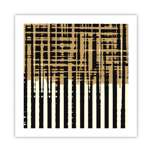 Plagát - Architektonická abstrakcia - 50x50 cm