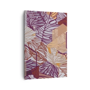 Obraz na plátne - Nemožný vzťah medzi geometriou a prírodou - 70x100 cm