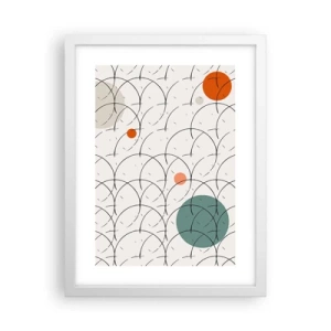 Plagát v bielom ráme - V duchu pop-artu - 30x40 cm