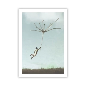 Plagát - Lietajúca púpava - 50x70 cm