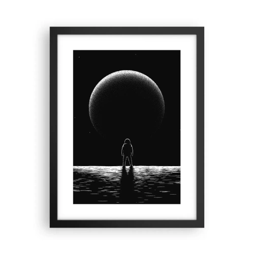 Plagát v čiernom ráme - Tvári v tvár - 30x40 cm