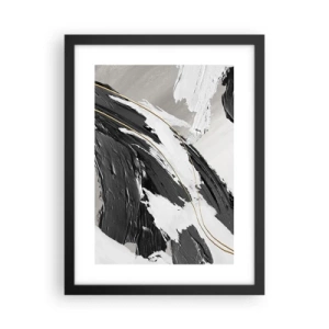 Plagát v čiernom ráme - Veľkorysá abstrakcia - 30x40 cm