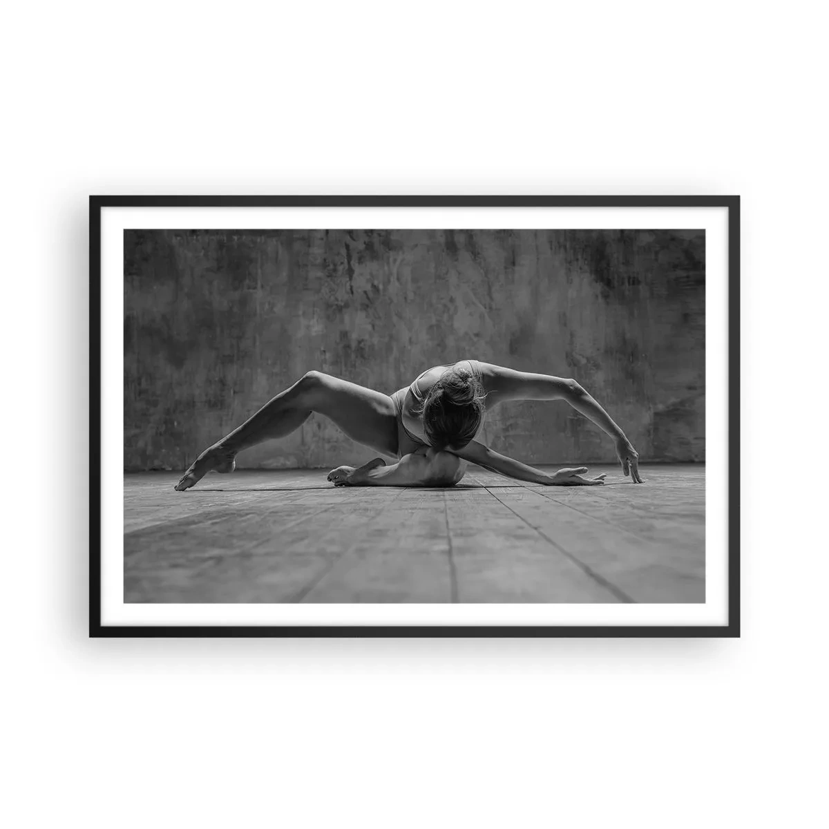 Plagát v čiernom ráme - Nájdená symetria - 91x61 cm